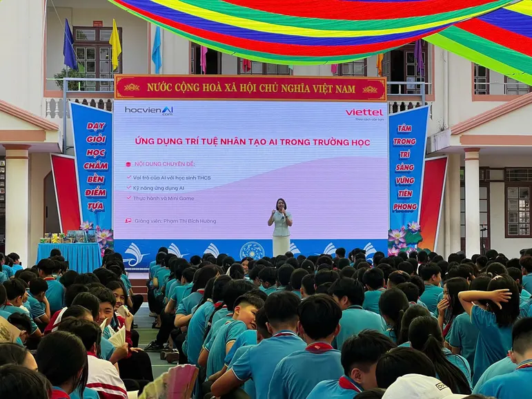 Chương trình ứng dụng AI tại trường học